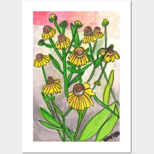 Sacandaga Yellow Flowers Posters and Art